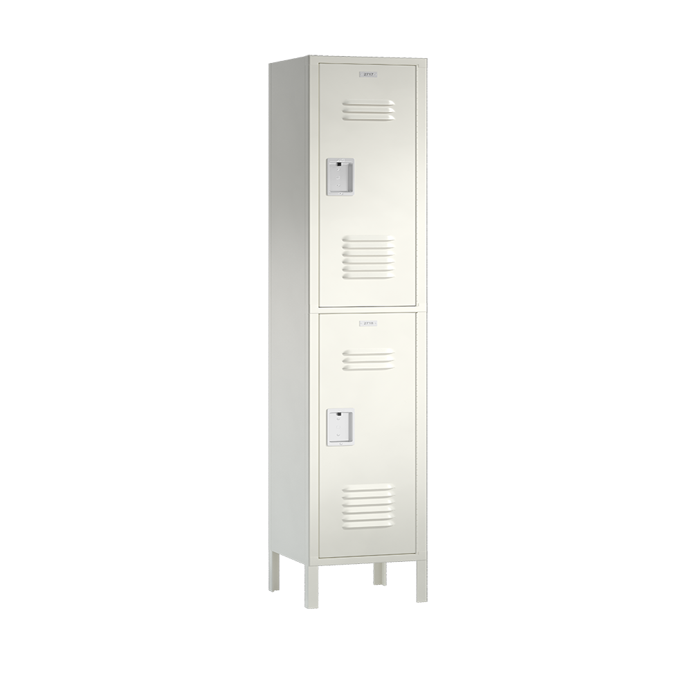 Traditional Metal Locker — 2 Tier, 1 Wide